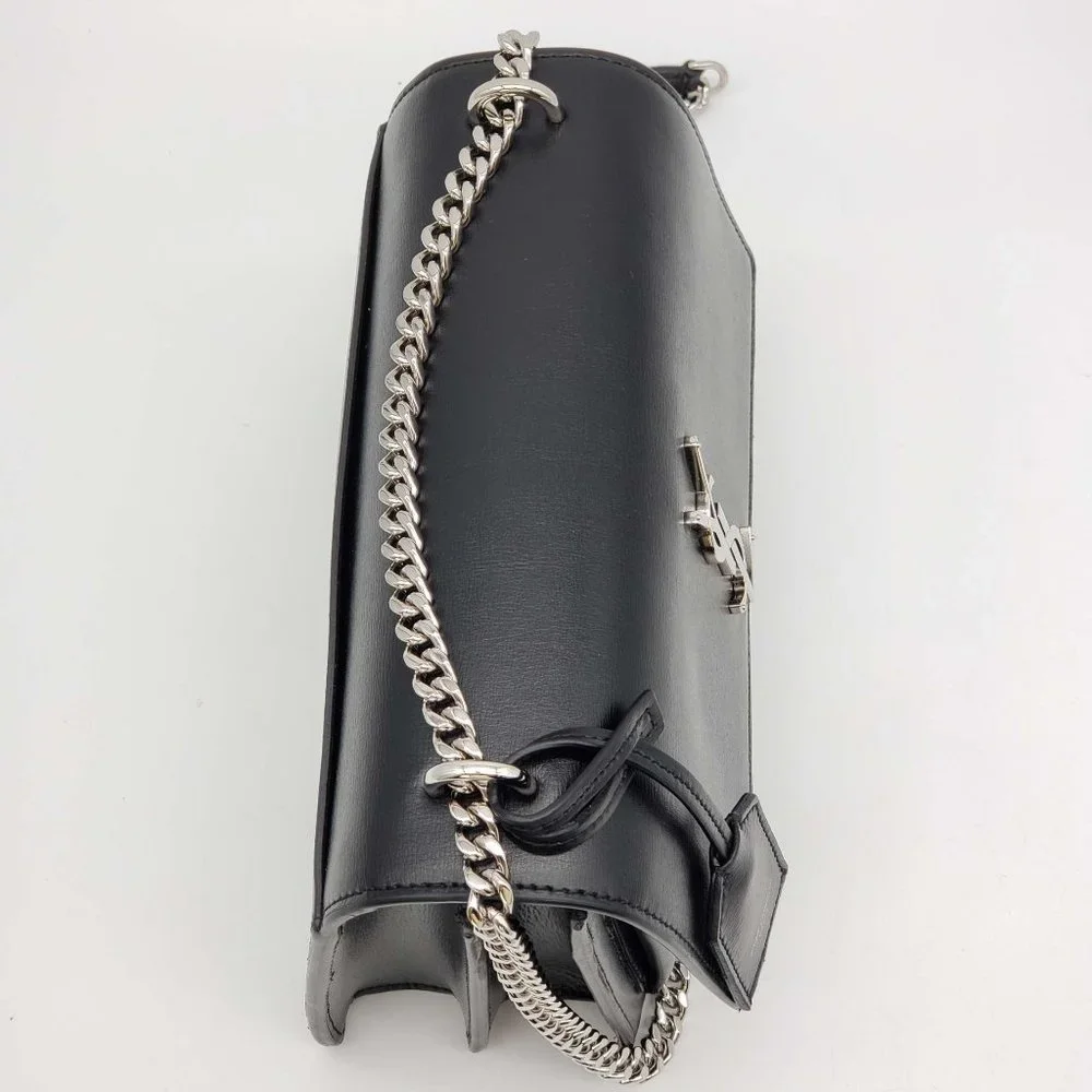 100% Authentic YSL Yves Saint Laurent Sunset Medium Leather Shoulder Bag - Picture 6 of 16